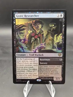 PRESALE Grave Researcher // Reanimate - Foil SOS NM MTG - Image 1