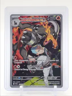 TEAM ROCKET'S HOUNDOOM 2025 POKEMON DESTINED ILLUSTRATION RARE 191/182 Q4094 - Image 1