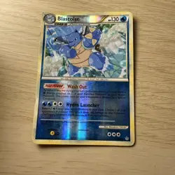 Blastoise 13/95 HGSS Unleashed 2010 Reverse Holo Rare Pokemon TCG - Image 1