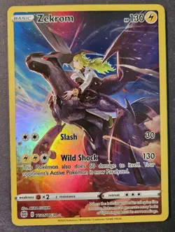 Pokemon TCG: Zekrom TG05/TG30 - SWSH: Brilliant Stars Training Gallery - NM - Image 1