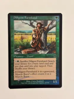 Diligent Farmhand Odyssey FOIL Magic the Gathering MTG - Image 1