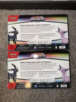 Pokemon Prismatic Evolutions Premium Figure Collection Sealed | LOT OF 2 - Image 2