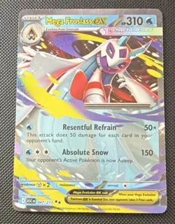 Pokemon Mega Froslass EX 047/217 Black Star Promo Full Art Holo 310HP English - Image 1