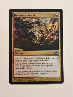 Desperate Stand Journey into Nyx FOIL Magic the Gathering MTG - Image 1