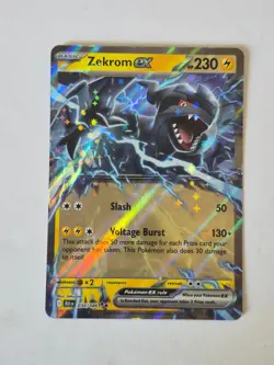 Zekrom ex 034/086 Holo Double Rare SV: Black Bolt Pokemon Holo Near Mint - Image 1