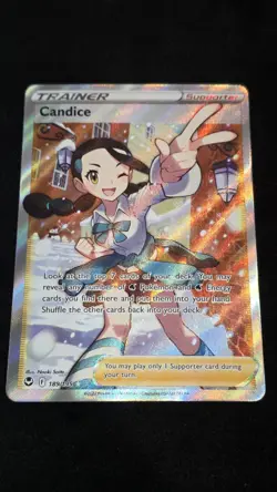 Pokemon TCG Candice Full Art 189/195 Silver Tempest Ultra Rare Holo Eng - Image 1