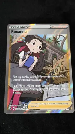 Pokemon TCG Roxanne GG66/GG70 Crown Zenith Ultra Rare Full Art Holo Eng - Image 1