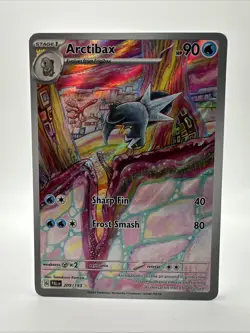 Arctibax 209/193 Paldea Evolved Holo Pokemon TCG Illustration Rare - Image 1