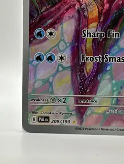 Arctibax 209/193 Paldea Evolved Holo Pokemon TCG Illustration Rare - Image 5
