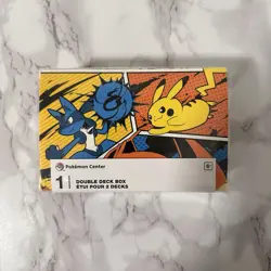 Pokemon Center Double Deck Box Battle Start Pikachu Charizard Lucario New Sealed - Image 4