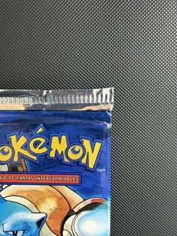 1999 SPANISH Pokemon Base Set Booster Pack Blastoise Art ESP Factory Sealed - Image 5