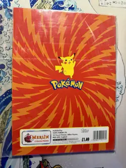 1999 Topps Merlin Pokemon Series 1 Sticker Album NEW + 3 SEALED Booster Packs - Image 3