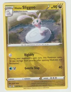 HISUIAN SLIGGOO 133/196 UNCOMMON LOST ORIGIN POKEMON NM/M - Image 1