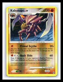 💥 Pokemon Kabutops 4/99 Reverse Holo Rare 130HP Stage 2 Arceus 2009 - Image 1
