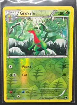 Grovyle 7/116 Plasma Freeze Reverse Holo Pokemon 2013 - Image 1