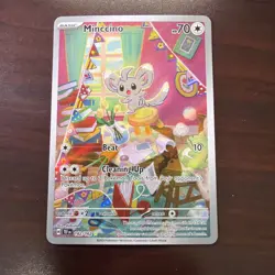 Pokemon TCG Minccino Illustration Rare from Temporal Forces 182/162 NM+ - Image 1
