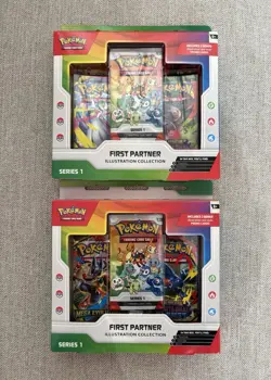 Pokemon First Partner Illustration Series 1 Lot of 2 - Image 1