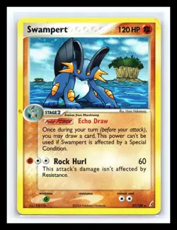 💥 Pokemon 2006 Swampert Holo Rare 27/100 EX Crystal Guardians - Image 1