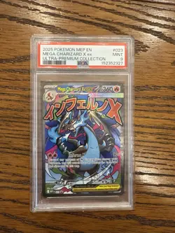 2025 Pokemon MEP EN #023 Mega Charizard X ex Ultra-premium Collection PSA 9 Mint - Image 1