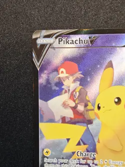 Pikachu V TG16/TG30 Full Art Rare SWSH11 Lost Origin Trainer Gallery Pokemon TCG - Image 3