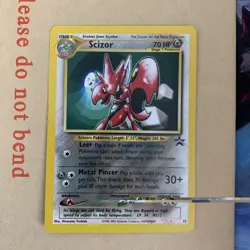 Scizor 33 Pokemon WOTC Black Star Promo - Near Mint NM (fast dispatch) - Image 2