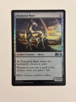 Diamond Mare Core Set 2019 FOIL Magic the Gathering MTG - Image 1