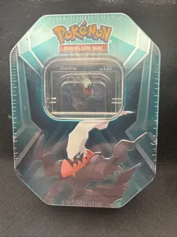 Pokemon TCG Mighty Mysterious Darkrai Tin Sealed - Image 1