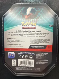 Pokemon TCG Mighty Mysterious Darkrai Tin Sealed - Image 2