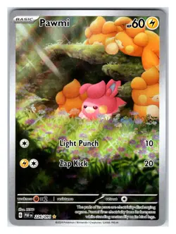 Pokemon TCG - Pawmi - SV: Paldean Fates 226/091 Illustration Rare - Image 1