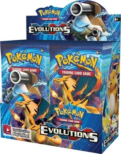 Pokemon TCG XY Evolutions Booster Box Factory Sealed 36 Packs 2016 - Image 1