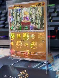 Mienfoo 052/086 - S&V: White Flare Masterball Holo Common - Pokemon TCG (NM) - Image 2