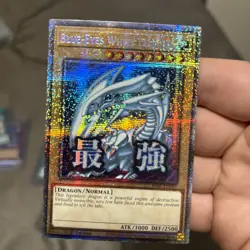 YuGiOh Rarity V 5 RA05-EN085 Blue-Eyes White Dragon Starlight Rare - Image 1