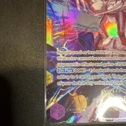 Bandai Enel OP15-118 OP15 Full Art Holo Secret Rare One Piece Kami’s island - Image 2