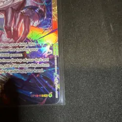Bandai Enel OP15-118 OP15 Full Art Holo Secret Rare One Piece Kami’s island - Image 3