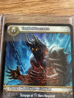Lord of Ice Crown World of Warcraft TCG Promo 2010 Blizzard Exclusive - Image 3