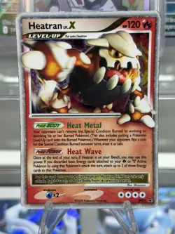 Pokemon Heatran LV.X HP120 Ultra Rare Holo Diamond & Pearl Card DP31 Level Up HP - Image 1