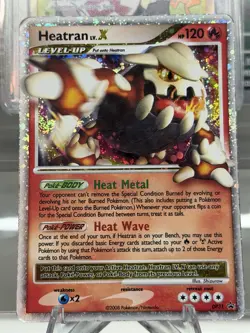 Pokemon Heatran LV.X HP120 Ultra Rare Holo Diamond & Pearl Card DP31 Level Up HP - Image 2