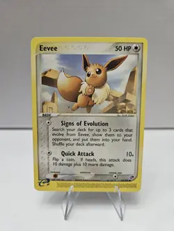 Eevee Common Sandstorm 63/100 Pokemon Card TCG WOTC NM - Image 1
