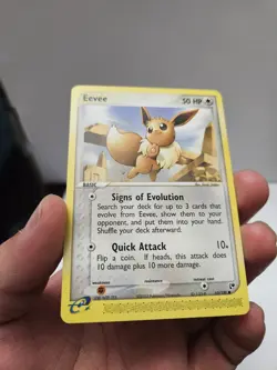 Eevee Common Sandstorm 63/100 Pokemon Card TCG WOTC NM - Image 3