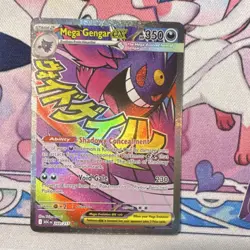 Pokemon TCG Mega Gengar EX Full Art Holo ASC 350 HP Psychic Stage 2 Card 269/217 - Image 1