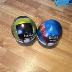 Pokemon Trading Card Game Sealed Poke Ball Tin Set of 2 - Image 2