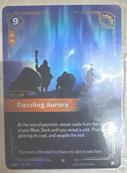 Six More Vodka Dazzling Aurora Gear Card OGN 160/298 League of Legends - Image 1