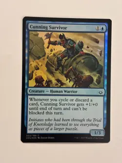 Cunning Survivor Hour of Devastation FOIL Magic the Gathering MTG - Image 1