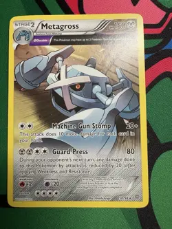 Pokemon TCG Metagross 50/98 Regular Non Holo Card XY Ancient Origins - Image 1
