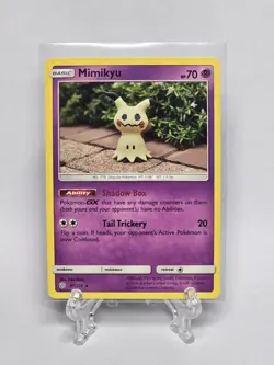 Mimikyu 97/236 – SM Cosmic Eclipse (2019) Rare Pokemon Card - Image 1