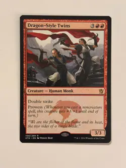 Dragon-Style Twins Khans of Tarkir Magic the Gathering MTG - Image 1