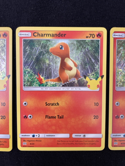 2 Holo 1 Non Pokemon Charmander 9/25 McDonald's 25th Anniversary Promo Card NM - Image 4