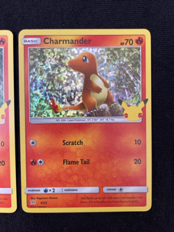 2 Holo 1 Non Pokemon Charmander 9/25 McDonald's 25th Anniversary Promo Card NM - Image 5