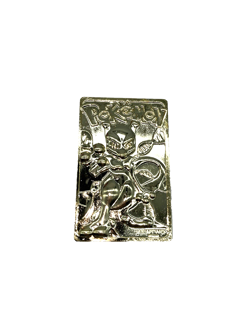 1999 Pokemon MEWTWO Gold Bar Card Limited Edition Burger King Gold Plated - Image 3