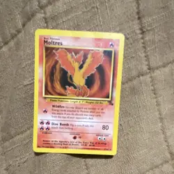 Moltres 27/62 Fossil Rare 1999 English Pokemon TCG Card 70 HP - Image 1